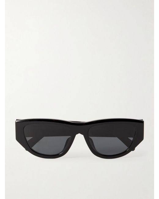 Céline Black Monochroms 01 Sonnenbrille Mit Cat-Eye-Rahmen Aus Azetat