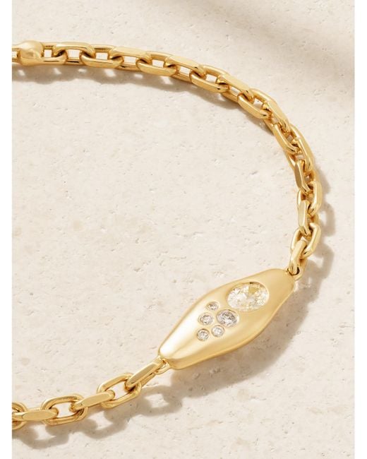 UNIFORM OBJECT Natural Mini Vessel 18-Karat Diamond Bracelet