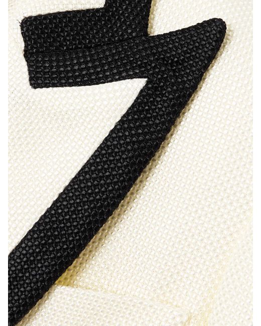 Balmain Black Blazer Aus Webstoff Mit Zierknöpfen