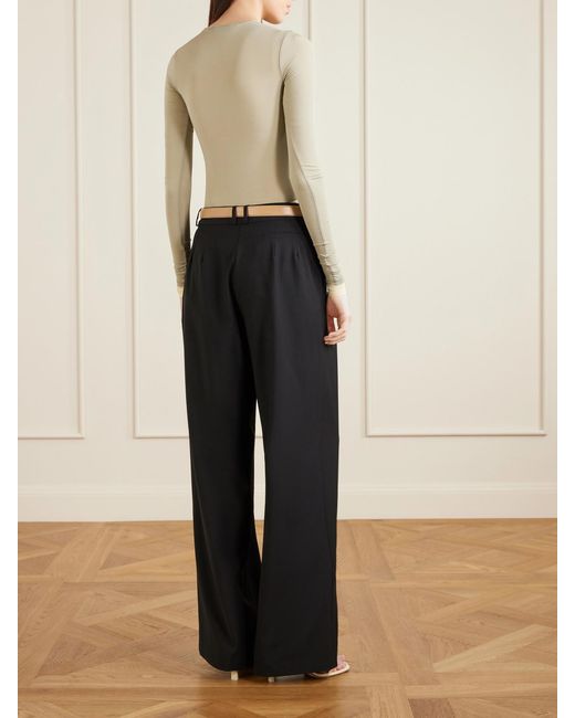 Wardrobe NYC Natural Stretch-Jersey Bodysuit