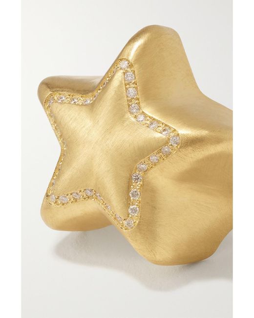 Lauren Rubinski Metallic 14-Karat Diamond Ring