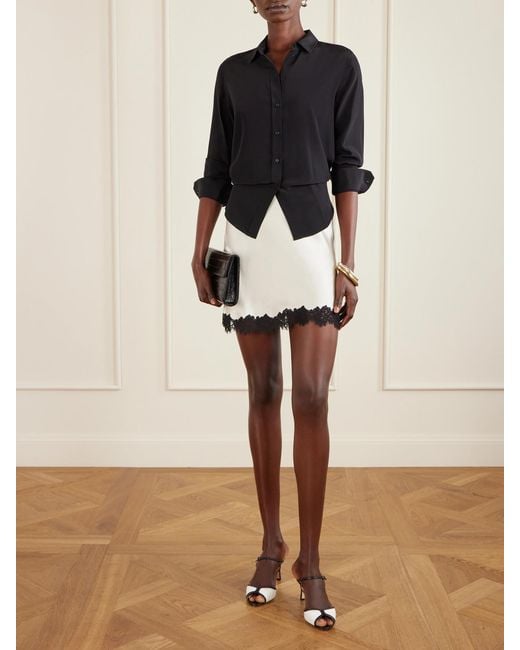 Manolo Blahnik Natural Versari 70 Two-Tone Leather Mules