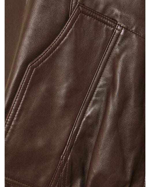 Rohe Brown Leather Jacket