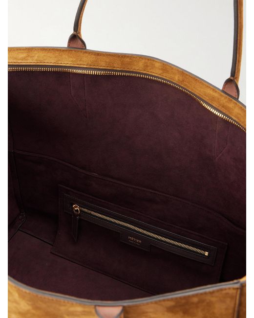Metier Brown Incognito 42 Cabas Suede Tote