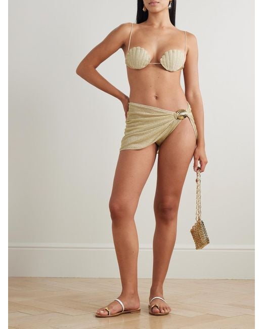 Oseree Natural Lumière Metallic Pareo