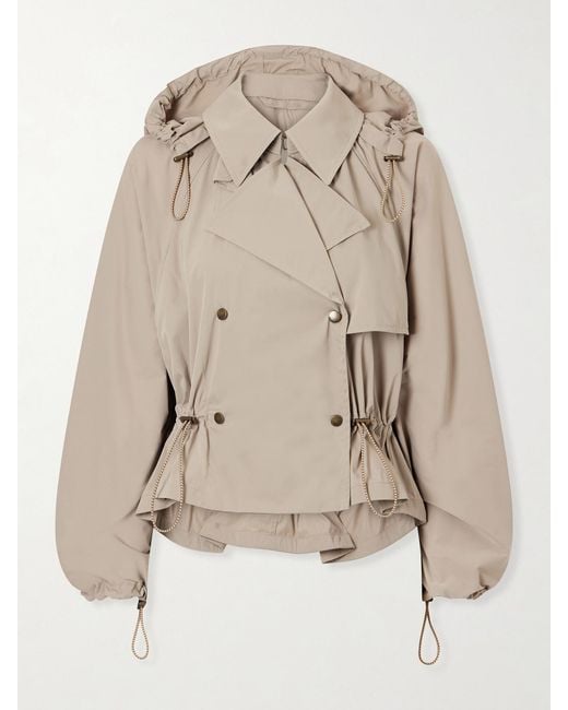 Burberry Natural Cropped Shell Jacket