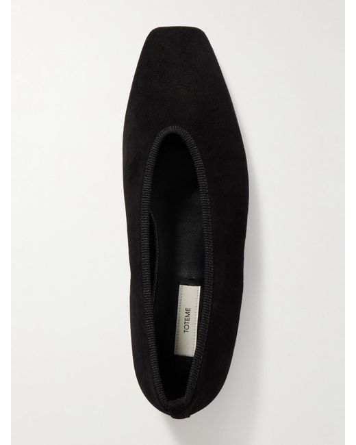 Ballerines En Daim The Minimalist Totême  en coloris Black