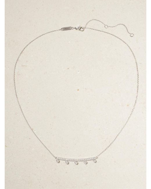 De Beers London Natural Dewdrop 18-Karat Diamond Necklace