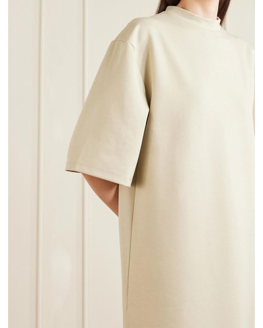 Wardrobe NYC Natural Stretch-Cotton Jersey Midi Dress