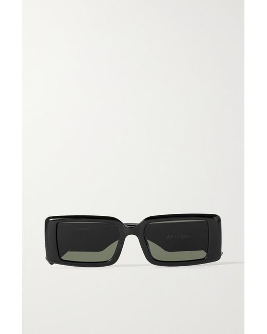 Le Specs The Impeccable Alt Fit Squareframe Acetate Sunglasses in
