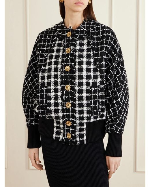 Balmain Black Bomber Jacket