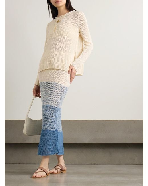 Escvdo Natural Litoral Oberteil Aus Baumwolle