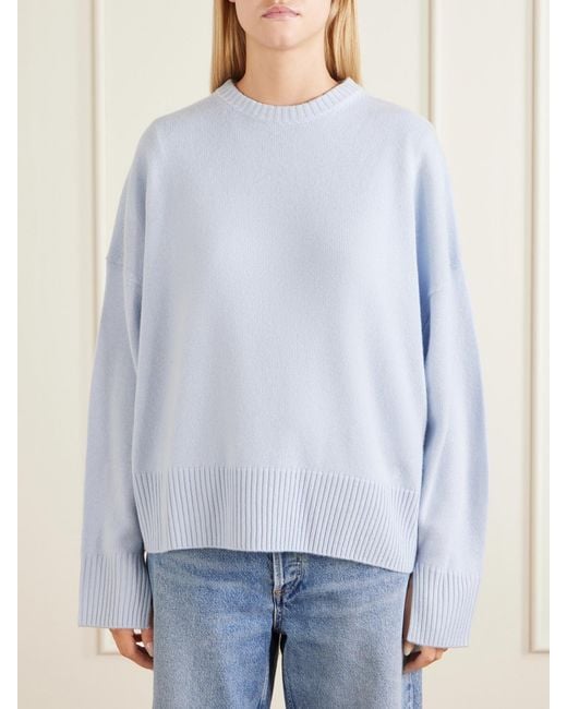 Loulou de Saison White Anton Cashmere Sweater