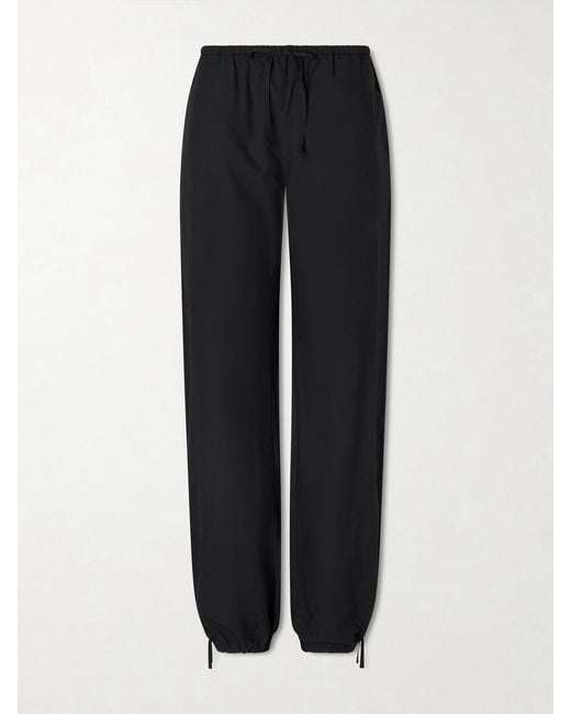 SKALL Black Petri Cotton-Poplin Balloon Trousers
