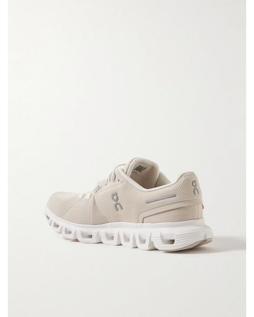 On Shoes Natural Cloud 6 Sneakers Aus Mesh