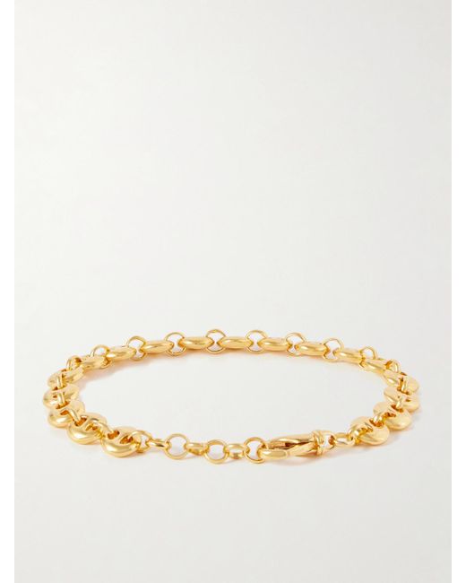 Sophie Buhai Metallic Small Circle Link Armband Aus-Vermeil