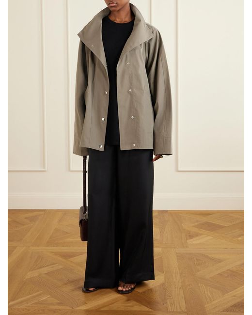 Totême Natural Cotton-Blend Shell Jacket