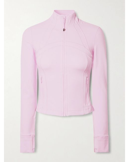 lululemon athletica Pink Define Cropped Nulu Jacket
