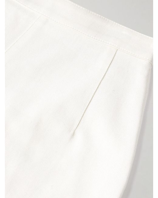 FFORME White Strider High-Rise Wide-Leg Jeans