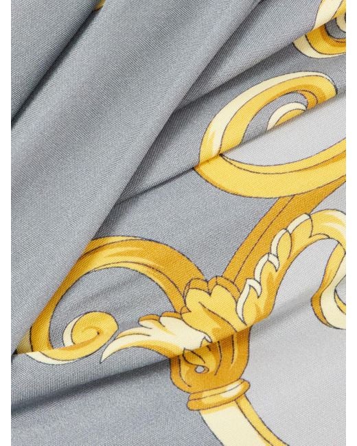 Versace Metallic Bedruckter Body Aus Glänzendem Jersey