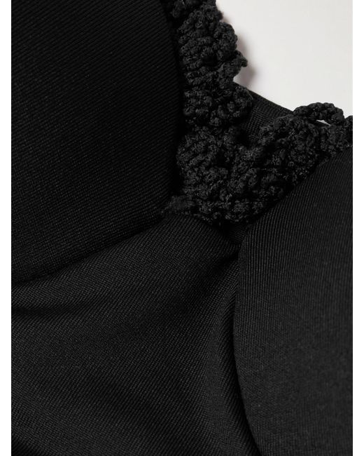 Maillot De Bain À Armatures Et À Finitions En Crochet Magda Butrym en coloris Black