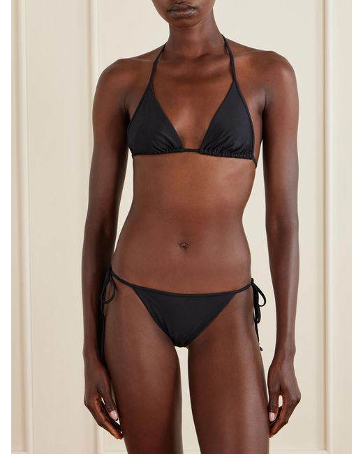 J.W. Anderson Black Triangle Bikini Top