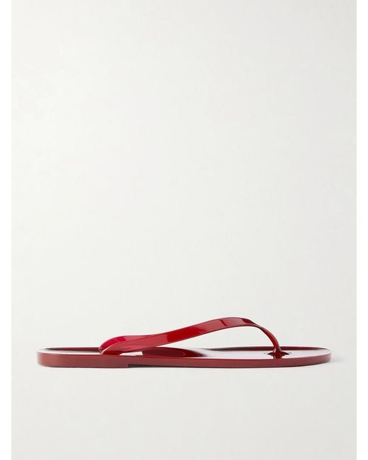 Christopher Esber White Jo Pvc Flip Flops