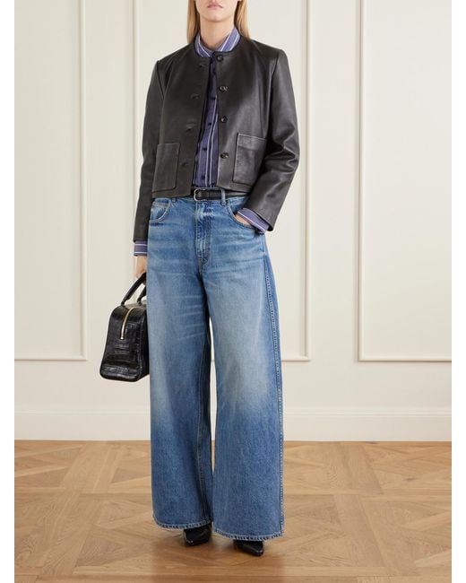 Nili Lotan Black Ophelie Leather Jacket