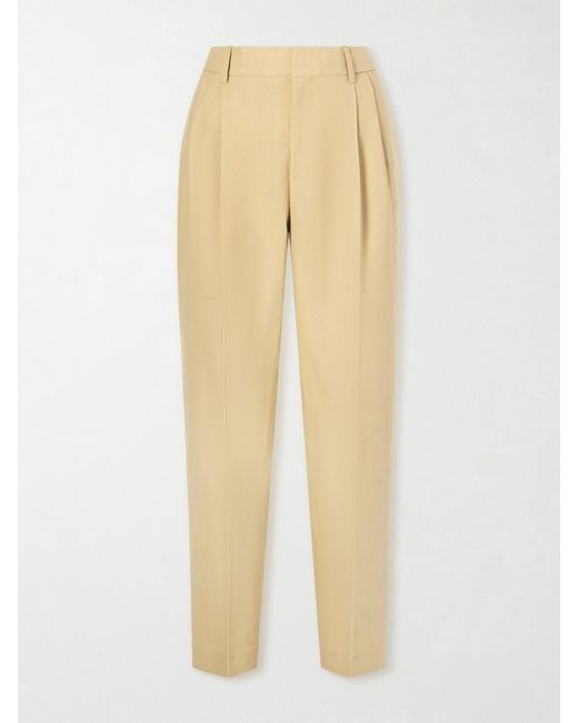 Polo Ralph Lauren Natural Tapered Hemp Trousers