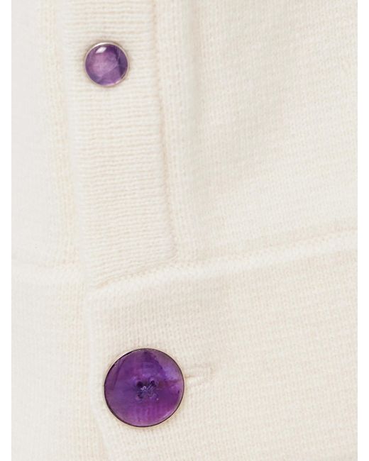 God's True Cashmere Natural Cashmere Track Pants