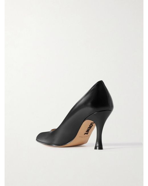 Loewe White Comic Leather Pumps