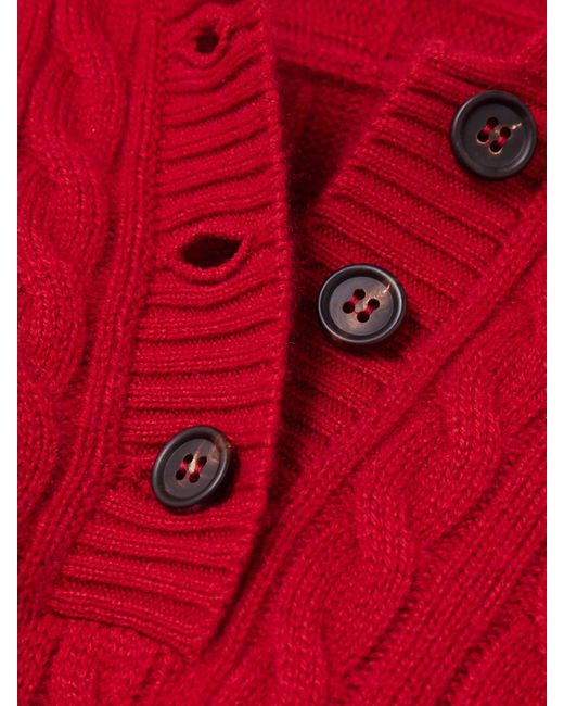 Brunello Cucinelli Red Pullover Aus Kaschmir