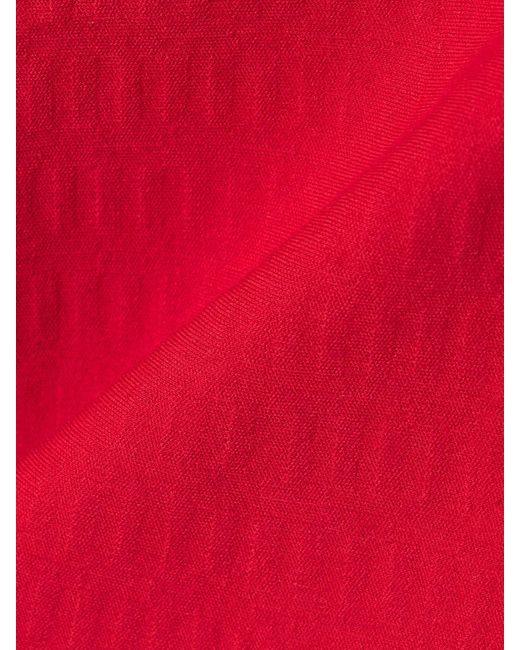 High Sport Red Inna Cotton-Blend Jacquard Tank
