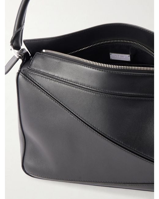 Loewe Black Paula's Ibiza Puzzle Small Leather Shoulder Bag
