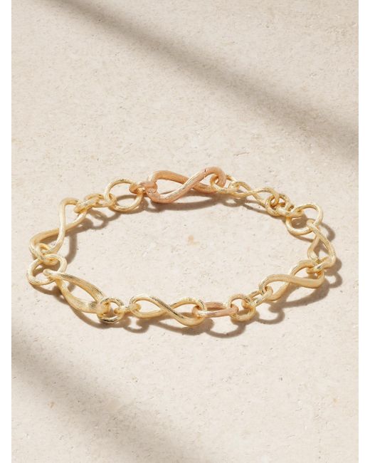 Ole Lynggaard Copenhagen Natural Love Mini 18-Karat And Rose Bracelet