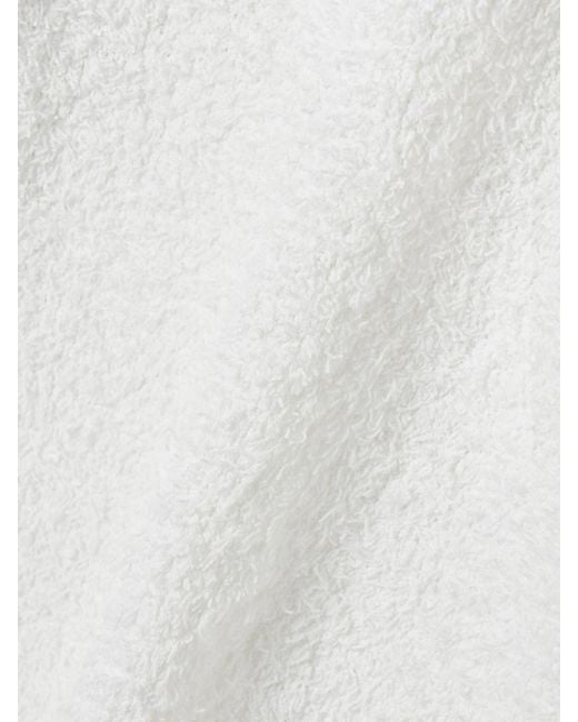 Tibi White Serviette Cotton-Blend Bouclé Sweater