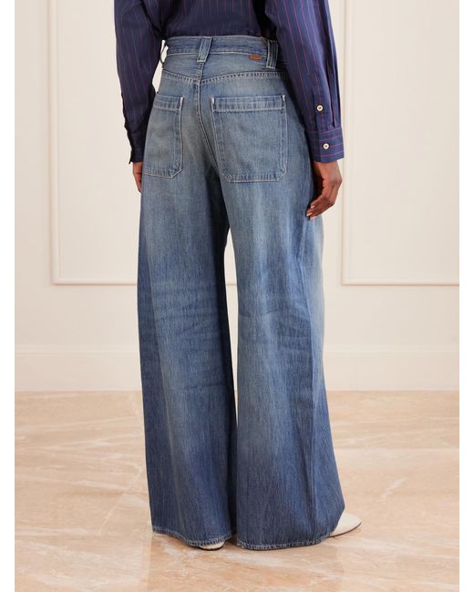 Jamie Haller Blue Baggy Wide-Leg Jeans