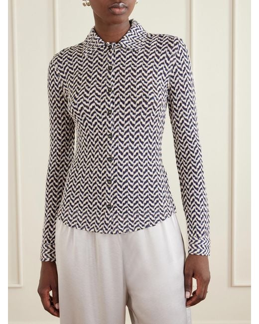 Missoni Gray Embellished Crochet-Knit Cardigan
