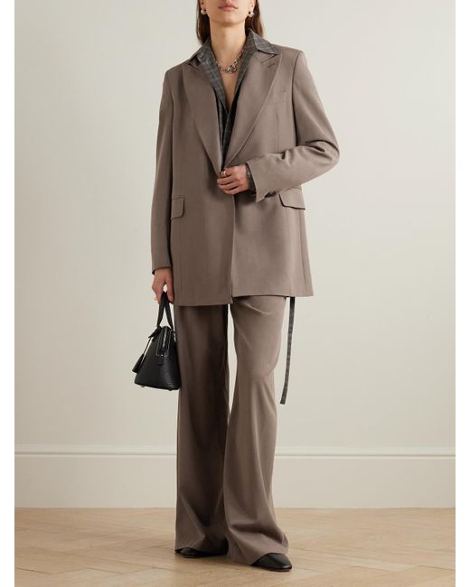 Blazer En Lyocell Tencel Et Laine Mélangés Manta Our Legacy en coloris Brown