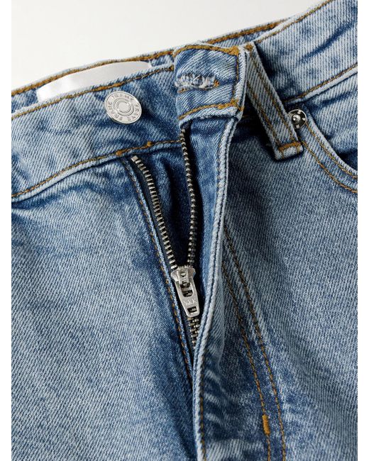FRAME Blue The Pixie Arrow Verkürzte, Hoch Sitzende Bootcut-Jeans