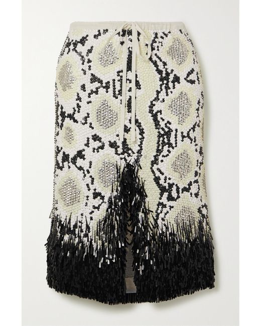 dries van noten tulle skirt