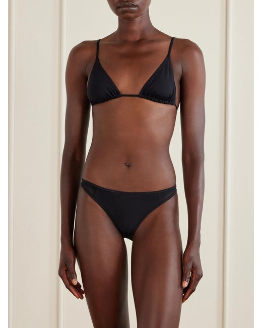 Kiki de Montparnasse Blue Peep Show Mesh Bikini Bottom
