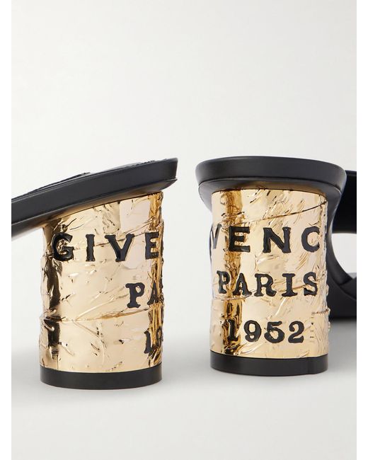 Givenchy Natural Tape Leather Mules