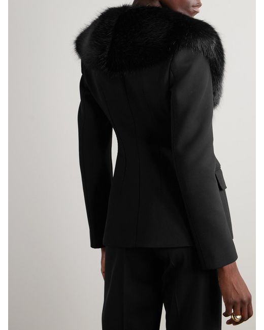 Dolce & Gabbana Black Wool Jacket
