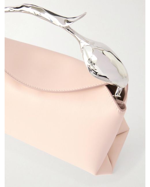 Erdem Natural Bloom Medium Leather Shoulder Bag