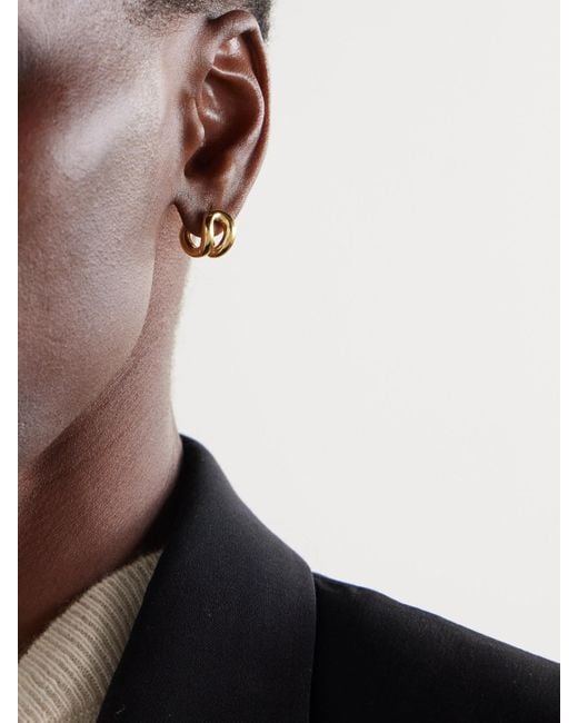 LIE STUDIO Metallic The Asta-Plated Earrings