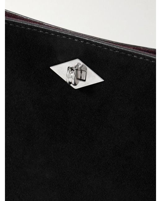Metier Black Ease Suede Clutch