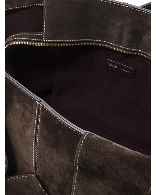 Metier Brown Market Small Suede Tote