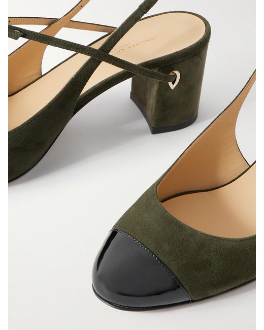 Escarpins Vintage Années 90 Jennifer Moore - Daim Bleu électrique - Taille 9.5 US - Occasion
