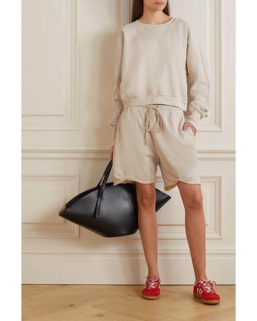 Les Tien Natural Cotton-Jersey Sweatshirt